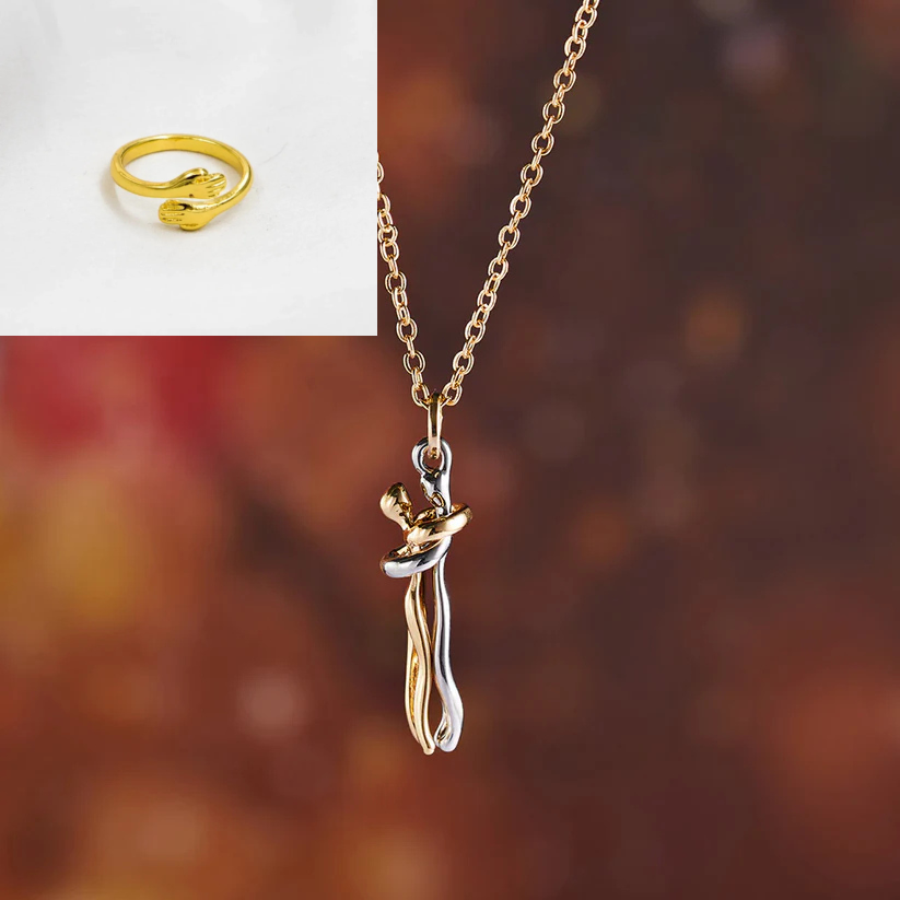 UNITY NACKLACE With Free HUG RING